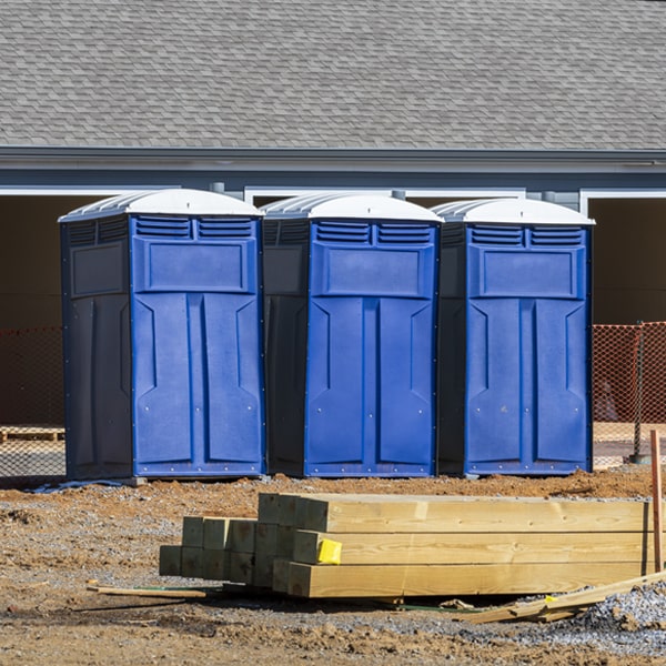 how can i report damages or issues with the portable restrooms during my rental period in Brookhaven WV